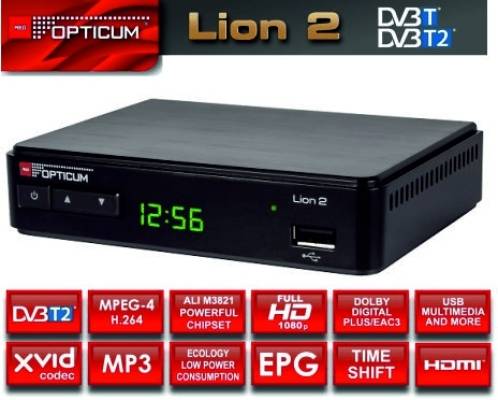 Zdjęcie 3 - Tuner DVB-T OPTICUM Lion 2 HD