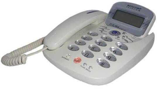 Zdjęcie 1 - Telefon przewodowy MESCOMP Oliwia