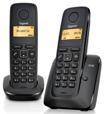 Zdjęcie 1 - Telefon bezprzewodowy GIGASET A120 Duo